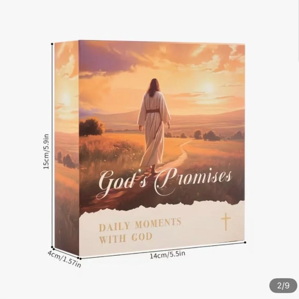 NEW - Factory Sealed Desk Calendar - 365-Day God's Bible Verse Desk Calendar